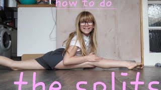 how to do the splits