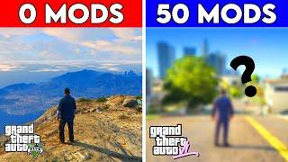 I INSTALLED *50 MODS*  IN GTA 5 .......... IS THIS GTA 6 NOW? 