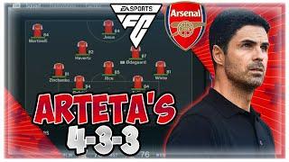Replicate Mikel Artetas Arsenal Tactics in FC24