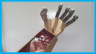 How to Make a Mechanical Arm at Home out of Cardboard DIY