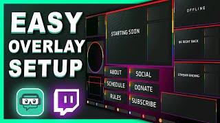 Easy Streamlabs OBS Overlay Setup Tutorial + Free Twitch Graphics Pack Download