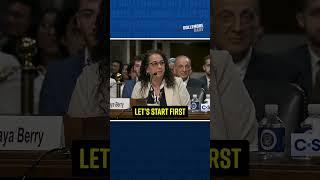 AUDIENCE GASPS as Republican Senator ATTACKS MUSLIM WOMAN in Committee Hearing #shorts