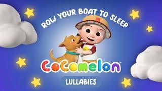 Row your Boat Lullaby  Cocomelon Lullabies  Sensory Video for Calming Babies  Nursery Rhymes
