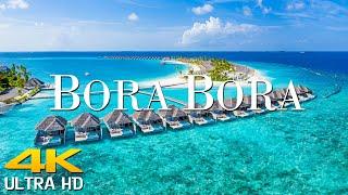 BORA BORA 4K Ultra HD - Scenic Wildlife Film With Calming Music  Scenic Film Nature