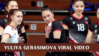 yulia gerasimova volleyball funny moments  viral video Yuliya Gerasymova