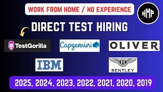 Direct Test Hiring 2024  capgemini off campus drive  capgemini hiring 2024 batch  Ibm hiring 2024