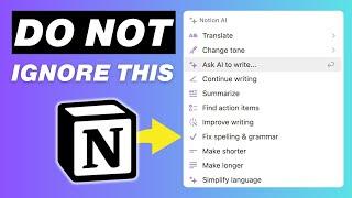 How to use Notion AI - Beginner Tutorial