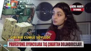 Profesyonel oyunculara taş çıkartan dolandırıcılar kamerada