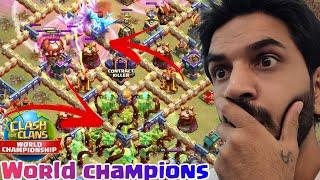 We Faced THE WORLD CHAMPIONS in Clash of clanscoc