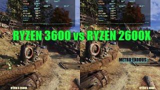Ryzen 5 3600 vs Ryzen 5 2600X - 12 Games Tested