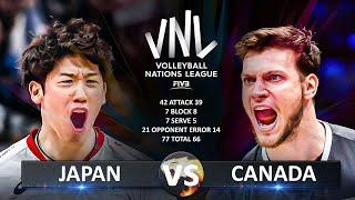 Japan vs Canada - Quarter Finals  Mens VNL 2024