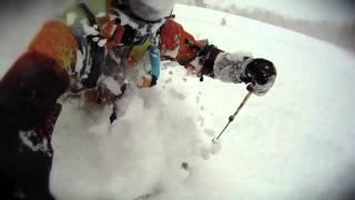 Canyons deep powder skiing P.O.V