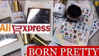 Распаковка товаров для Маникюра ALIEXPRESS  BORN PRETTY СТЕМПИНГ ГЕЛЬ-ЛАКИ КОШКИ