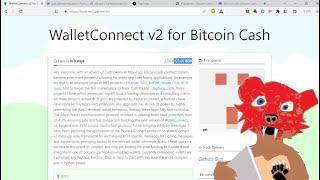 Pats Flipstarter campaign for WalletConnect v2 on Bitcoin Cash BCH CashTokens dApps June 2023