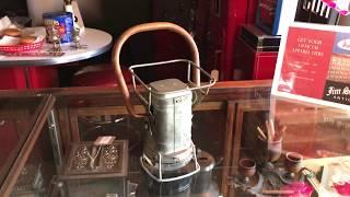 1940s JUSTRITE Electric Lantern Miners Lamp Light #44S SOLD FOR  $49