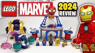 LEGO Marvel Team Spidey Web Spinner Headquarters 10794 - 2024 Set Review