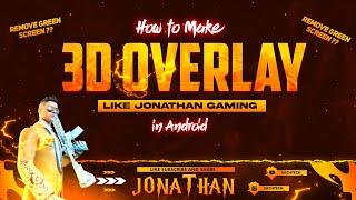 How to Make Animated 3d Overlay on Android  How to Make Animated Gaming Overlay - PubgBGMI