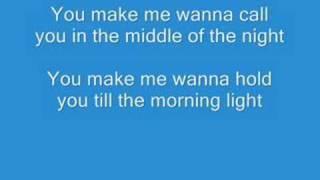 blue - you make me wanna lyrics