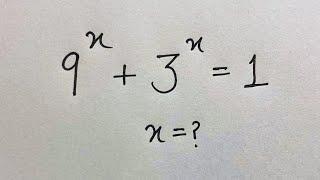 A nice Exponential Equation  Math Olympiad problem