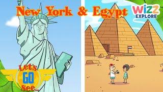 ​@LetsGoSee  - Exploring NYC and Egypt    Full Episodes  Compilation  @WizzExplore​