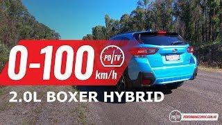 2020 Subaru XV Hybrid 0-100kmh & engine sound