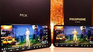Xiaomi Mi Mix 3 vs Pocophone F1 Speed Test and Pubg Test