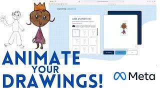 Animate Your Drawings In Seconds with ​⁠@meta