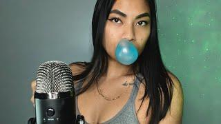 ASMR Gum Chewing And Deep Breathing Sounds