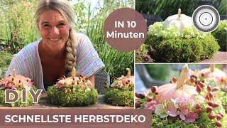 DIY - EXPRESS HERBST DEKO mit Kürbissen - SO EINFACH