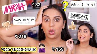 I Buy The Cheapest Makeup From Nykaa  HONEST REVIEWS  Aanam C