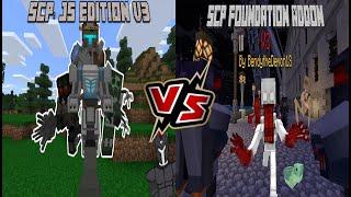 SCP JS Edition v3 VS SCP Foundation Add-on V3 Minecraft PE