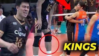 BALEWALA ang sakit ng cramps kay Bryan Bagunas Battle of the Philippine Volleyball Kings