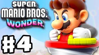 Super Mario Bros. Wonder - Gameplay Walkthrough Part 4 - Sunbaked Desert 100%