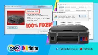 How to Reset Canon Pixma G1000 G2000 G3000 G4000 Printer with Resetter Fix 5B00 Error  INKfinite