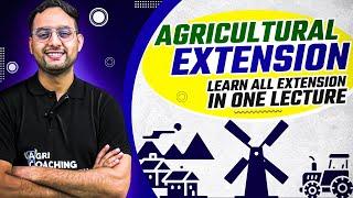 Agricultural Extension  All in one lecture