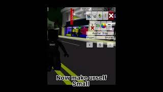 How to become invisible 🫥 in ROBLOX Brookhaven #shorts