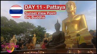 Big Buddha Wat Phra Khao Yai Pattaya Bay Sunset