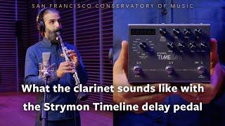 What Happens When A World-Class Clarinetist Plays Through a Guitar Delay Pedal