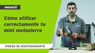  ¿CÓMO utilizar correctamente tu MINIMOTOSIERRA?