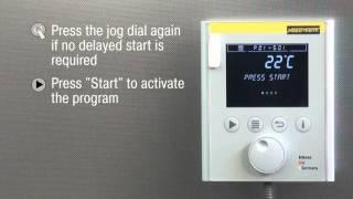 Nabertherm 400 Series Controller Selecting and Starting a Program