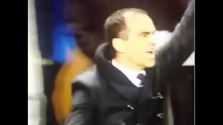 How Roberto Martinez reacted about Kevin Mirallass penalty.