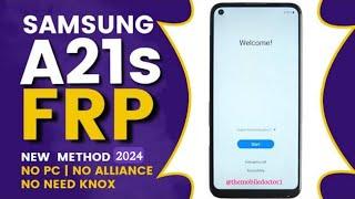 Samsung A21s Frp Bypass Without Pc  Without Alliance Shield  New Method 