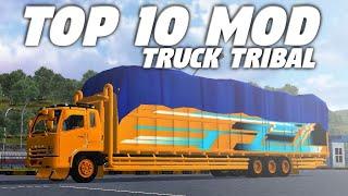 TOP 10 MOD TRUCK TRIBAL  MOD BUSSID