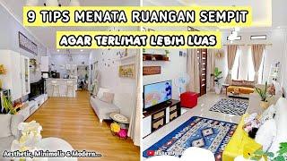 9 TIPS MENATA RUANGAN SEMPIT AGAR TERLIHAT LEBIH LUAS