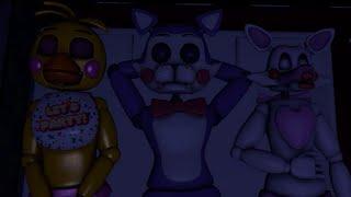 Cindy Toy Chica and Mangles Hungry Sleepover