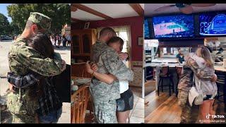 Soldiers Coming Home Surprise 2023  Big brother home from Airforce surprises twin sisters