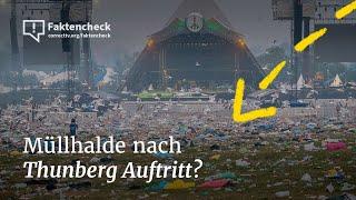 Müllhalde nach Thunbergs Festivalauftritt? Altes Bild wird falsch verbreitet  CORRECTIV.Faktencheck