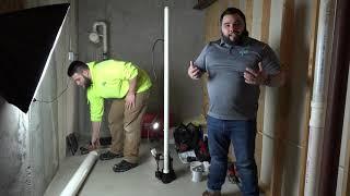 Radon Mitigation System Installation