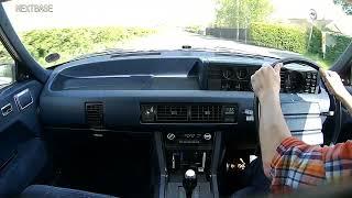 Rover SD1 V8 Drive driveout onboard footage fast