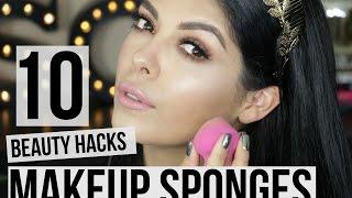 BEAUTY HACKS  10 WAYS TO USE MAKEUP SPONGES  SCCASTANEDA